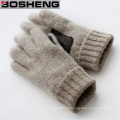 Теплые зимние трикотажные перчатки с мужчинами и женщинами